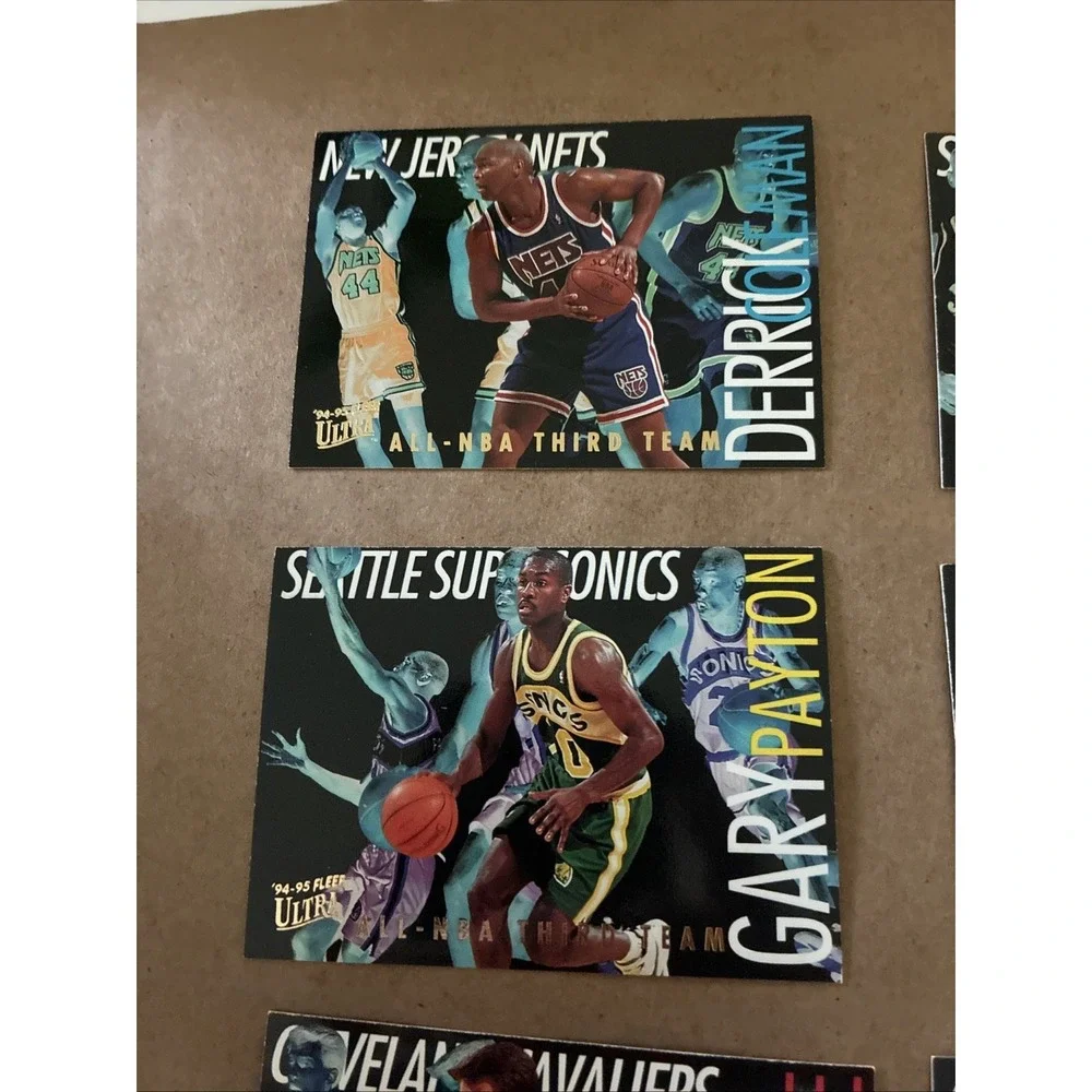 1994-95 Fleer Ultra Basketball All NBA Team Lot of 9 Wilkins Malone‎ Pippen